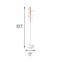 Honey Can Do 69.3" White Freestanding Corner Coat Rack